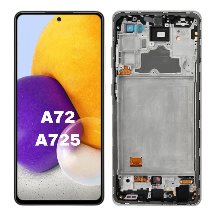 AMOLED LCD Screen With Digitizer Full Assembly for Samsung Galaxy A72 SM-A725 - Best Cell Phone Parts Distributor in Canada, Parts Source AMOLED LCD Screen With Digitizer Full Assembly for Samsung Galaxy A72 SM-A725 - Best Cell Phone Parts Distributor in Canada, Parts Source